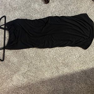 cute black thigh high dress